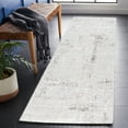 thumbnail image 2 of SAFAVIEH Parker Tyson Abstract Runner Rug, Light Grey/Ivory Grey, 2' x 8', 2 of 6