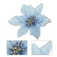 thumbnail image 4 of Wosthever Árbol de Navidad decorativo flor falsa desmontable de moda brillante Home Park Party flores artificiales decoración de oro Kits de decoración para fiestas Azul, 4 of 6