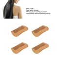thumbnail image 3 of Peine De Madera Para El Cabello, Acupresión, 4 Piezas, Reduce La Rotura Del Cabello, Peine De Parto De Dientes Finos Para Hombres Para Viajes, 3 of 7