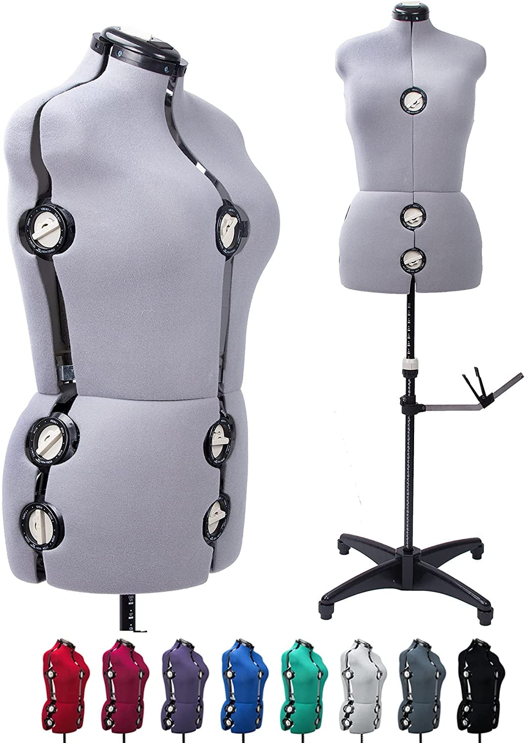 Adjustable Sewing Dress Form Female Mannequin Torso Stand Small Size #JF-FH-2 