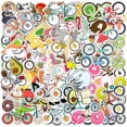 thumbnail image 1 of Calcomanías de grafiti impermeables para bicicletas, 50 unidades/lote, 1 of 3