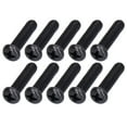 thumbnail image 4 of Pan Machine Screws Pan Machine  Fastener Din 7985 50pcs DIN 7985 Steel Pan Head Machine Screw Fully Threaded Black Zinc Plated  Fastener, 4 of 8