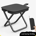 thumbnail image 3 of Tabouret Pliant Rouge Portable Style Sac à Main - Chaise d'Extérieur en Acier au Carbone Haute Résistance et Tissu Oxford 600D, Capacité de Charge 100-150 kg, Poids Léger 460 g, Soutien Stable en X pour le Camping, la Randonnée,, 3 of 6