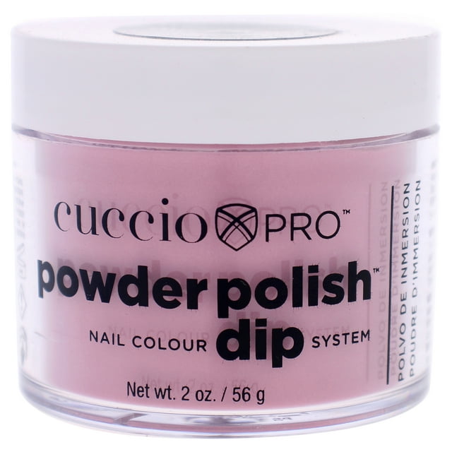 Polvo de uñas Cuccio Pro Powder Polish Nail Colour Dip System - Rose With Shimmer Nail Powder Dama 2 oz