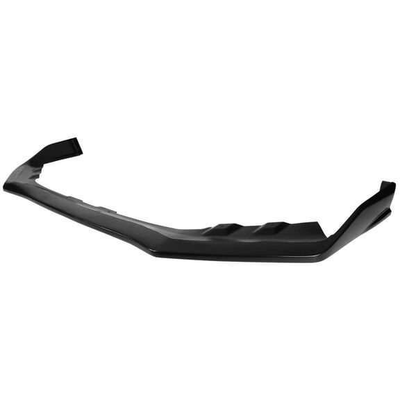 Ikon Motorsports Compatible with 18-21 Subaru WRX STI S207 Style Front Bumper Lip Spoiler - Unpainted PU