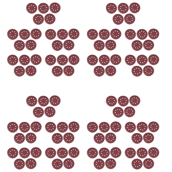 100pcs 5 Inch Sanding Discs 125mm 8 Hole Sandpaper 800 1000 1200 1500 2000 Grit