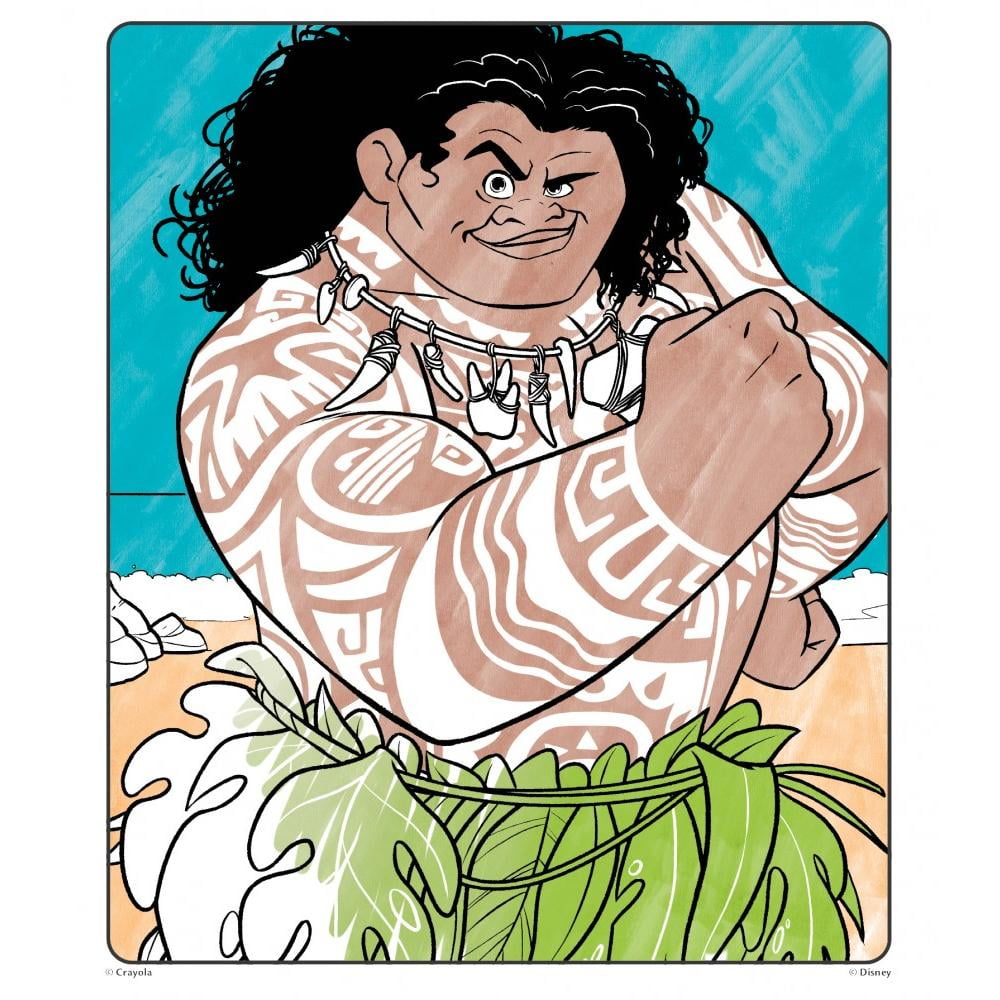 Download Crayola Color Wonder Disney Moana Mess Free Coloring Book Markers 23 Count Walmart Com Walmart Com