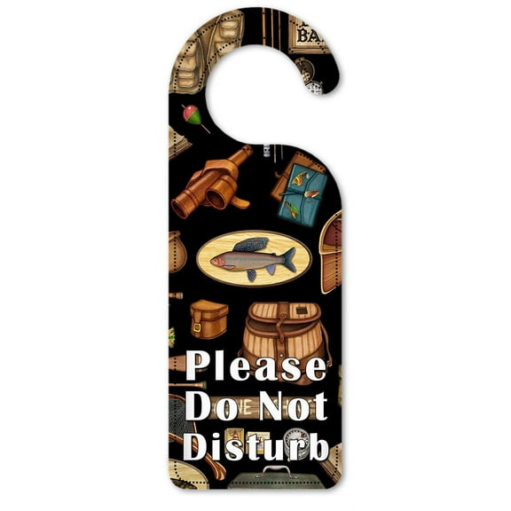 Do Not Disturb Door Knob Hanger Sign - Tackle & Gear - Image by Dan Morris