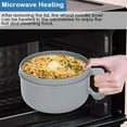 thumbnail image 6 of Unbreakable Microwave Soup Mugs with Lids and Handles,Microwave Ramen Bowl with Lid for Soup and Instant Noodles,Oatmeal, Gumbo, Salad,BPA Free, 6 of 7