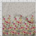 thumbnail image 1 of Soimoi Poly Crepe Fabric Leaves,Floral & Paisley Panel Decor Fabric Printed Yard 42 Inch Wide, 1 of 1
