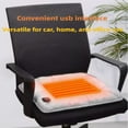 thumbnail image 3 of DUANJY Car Heated Seat Cushion, Graphene USB Power Seat Warmer with 3Level Heating, 12V Universal Heated Seat Pad Gray Cover for Car & Office and Home, 3 of 6