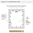 thumbnail image 6 of MCS Everline Movie Poster Frame 27x40 Black, Vertical & Horizontal Wall Hanging Large Picture Frame for Photos, Artwork & Custom Posters (1-Pack), 6 of 7