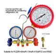 thumbnail image 4 of R410A R22 R134a R404A Manifold Gauge Set HVAC A/C with Hoses Adjustable ,Easy to Operate, 4 of 6