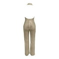 thumbnail image 4 of MSJUHEG Jumpsuits For Women One Piece Jumpsuits For Women New Jumpsuit Sleeveless Halter Neck Sequin Pants Women Womens Jumpsuit Rose Gold M, 4 of 4