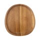 thumbnail image 1 of Bandeja de madera para servir café, té, organizador de bandejas de madera para ensaladas, bandeja ovalada de madera para decoración del hogar, cocina, 20 cm x 20 cm x 15 cm, 1 of 9