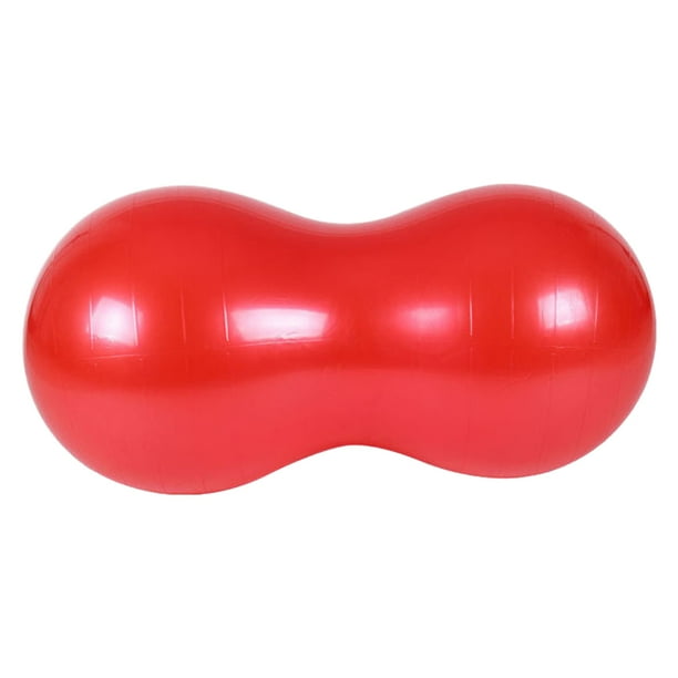 Pelota de ejercicio versátil Advancent para yoga Pilates y entrenamientos de gimnasio color rojo