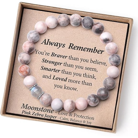 Birthday Gifts for Girls/Teens/Women-Love/Encouragement-Natural Crystal Bracelets-Handmade Cute Gifts