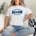thumbnail image 2 of Humorous Quote About Acting Your Age, White Comfort Colors T-Shirt, Small, 2 of 3