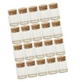 thumbnail image 2 of 20pcs Transparent Glass Bottles with Cork for Storage Mini Empty Bottles for Home Party 30x40mm, 2 of 7
