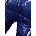 thumbnail image 3 of xiaxaixu Winter Hooded Romper, Solid Color Jumpsuit with Foot Covers  Gloves, 3 of 8
