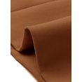 thumbnail image 5 of INSPIRE CHIC Women's Jacket Notched Lapel Double Breasted Padded Shoulder Blazer Coffee Brown L, 5 of 6