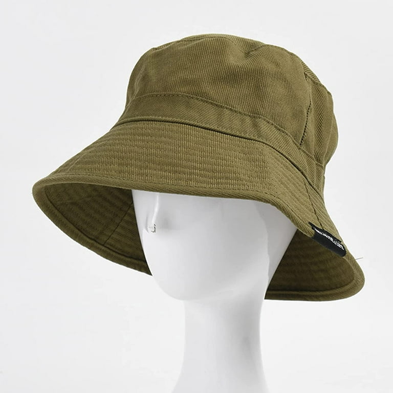 CoCopeaunts Bucket Hat for Men Canvas Washed Cotton Trendy Distressed  Fisherman Hat Breathable Womens Summer Beach Sun Hats 