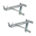 thumbnail image 4 of 1 par de gatos de escalera de extensión, soporte para andamio, accesorio, estructura triangular soldada para de acero de 20" de ancho, 4 of 8