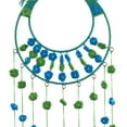 thumbnail image 4 of DecMode 13"W, 47"H Metal Bohemian Wall Decor, Blue, 1-Piece, 4 of 9