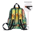 thumbnail image 5 of FORMRS Kids School Backpack with Front Zippered Pocket 12" Student Travel Daypack, Colorful Plants, 5 of 6