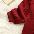 thumbnail image 4 of PatPat Robe Chandail à Col Roulé en Tricot Torsadé à Manches Longues pour Tout-Petite Fille, 4 of 6