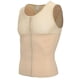 thumbnail image 1 of Para hombre adelgazante moldeador de cuerpo camisas de compresión de ginecomastia Control de barriga fajas cintura pecho Abs chaleco delgado corsé masculino, 1 of 5