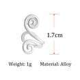 thumbnail image 3 of Pendientes para perder peso sin perforación, 1 pieza, joyería para acelerar el metabolismo (plata), 3 of 6