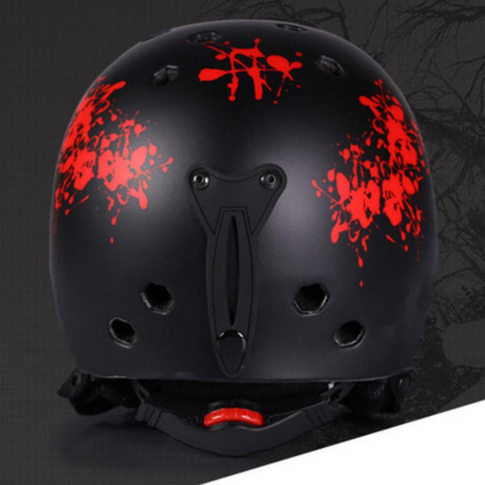 Snowboard Helmet,Lightweight,Breathable Soft Lining Adjustable Sport Helmet with Ski Goggles Fixing Strap and Removable Ear Cotton Outdoor Ski Helmet for Adults Men Women