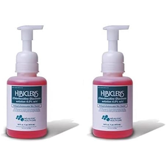 Hibiclens Antiseptic/Antimicrobial Skin Cleanser 16 oz 2 Pack