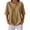 Khaki, variant on Elbow-Length Sleeve T-Shirt for Women Crew Neck Waffle Knit T-Shirt Textured Golf Shirt Fashion Summer Loose Top,White (XL)
