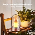 thumbnail image 4 of TIMIFIS Sensor Touching Candle Lamp With Sensor, Stepless Dimming, USB Rechargeable For 48 Hours, Night For Children's Room, Bedside Lamp, Ambient -, 4 of 7