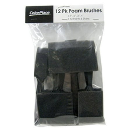 Foam Brush Set, 12pc