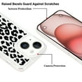 thumbnail image 4 of Mantto Case For iPhone 13 Phone Case,Luxury Leopard Pattern Design Cases Soft Silicone Slim TPU Shockproof Protective Bumper Cover for Women Men For iPhone 13, Leopard, 4 of 8