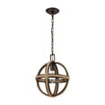 thumbnail image 5 of Elk Home 12-Inch Wide Natural Rope Pendant, Oil Rubbed Bronze, 5 of 5