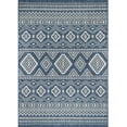 thumbnail image 2 of Beverly Rug Large Outdoor Rugs 8' x 10' Patio, Porch, Garden Azure and White, 2 of 9