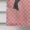 thumbnail image 4 of Caroline's Treasures BB7915CHF Friesian Horse Pink Check Flag Canvas House Size , Large, multicolor, 4 of 4