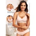 thumbnail image 2 of Sujetador Bra Vertvie para mujer, sin costuras, sin aros, para flexiones, talla XXL, 2 of 7