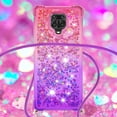 thumbnail image 4 of Funda para Xiaomi Redmi Note 9S/Redmi Note 9 PRO Brillantina Líquida Divertida Reluciente y con Cristales en Movimiento Cuerpo Cruzado con Cordón Ajustable, 4 of 5