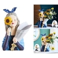 thumbnail image 4 of Macetas de flores, macetas de florero suculentas en apariencia de de dibujos animados lindo, contenedor de plantas, maceta de decoración para hogar Azul Macarena florero decorativo, 4 of 7