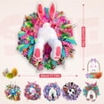 thumbnail image 5 of Easter Bunny Wreath for Front Door, 2026 Upgraded Bunny Butt Garland, Spring Rabbit Wreath Decor for Wall, Porch & Home(XX), 5 of 6