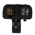 thumbnail image 4 of Cargador de motocicleta, voltímetro USB doble para motocicleta, cargador de voltímetro USB doble, toma de cargador USB, rendimiento finamente ajustado, 4 of 9