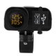 thumbnail image 1 of Medidor de temperatura multifunción con cargador de voltímetro USB dual para motocicleta con cubierta impermeable, 1 of 12