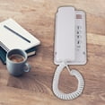thumbnail image 1 of Teléfono Cableado,Teléfono Fijo con Función de Flash/Silenciamiento/última Remarcación de Números,Teléfono de Escritorio para Casa,Oficina,Hotel(Blanco) cable Teléfono Higoodz Accesorios Electrónicos, 1 of 6