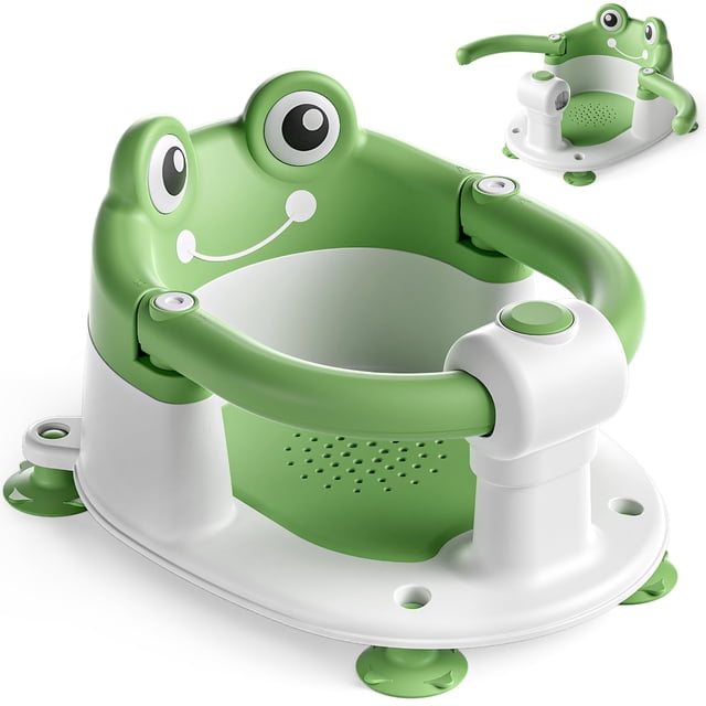 Asiento de baño para bebé WyfKyd a partir de 6 meses con 4 ventosas