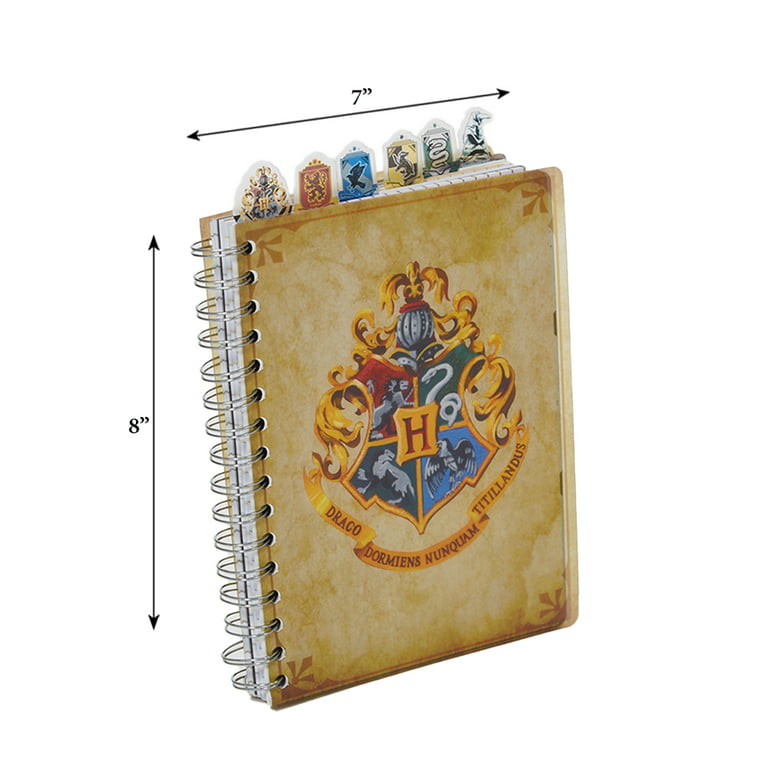 Harry Potter Hogwarts Writing Notebook & Tab Journal for Kids, Teens or Adults